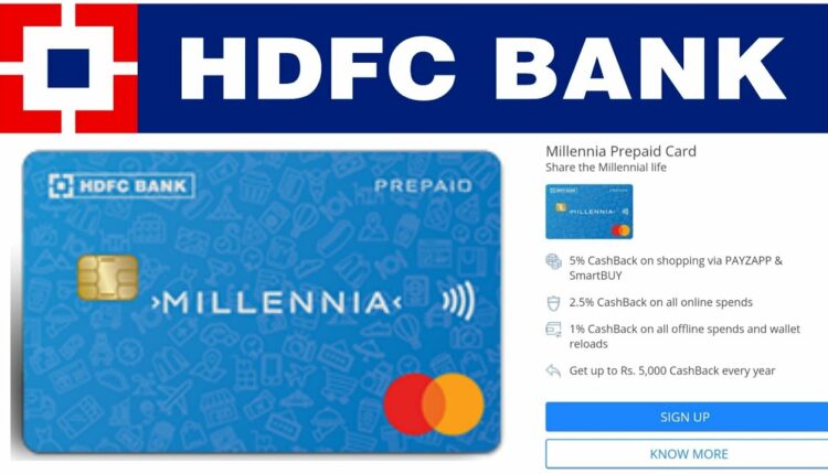 hdfc millenia credit card